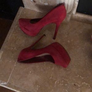 Shoes red